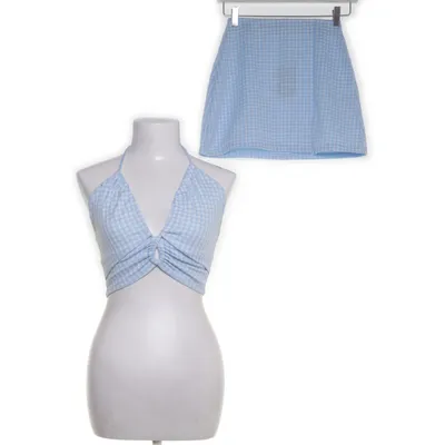 Set (Blå, Vit) från Pull & Bear Polyester, Elastan