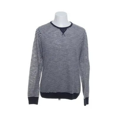 Long sleeve T-shirt (White, Blue) from Dstrezzed Cotton, Linen