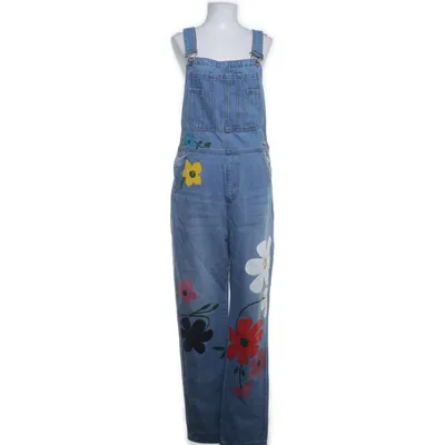 Hängselbyxor (Blå, Flerfärgad) från Misslook