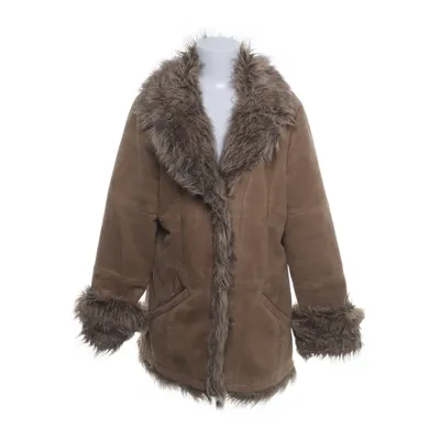 Shearlingjakke (Beige) fra KappAhl Polyester, Akryl