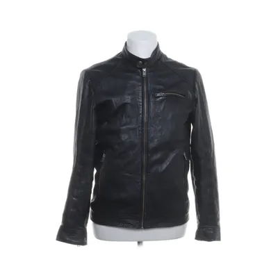 Leather jacket (Black) from Selected Homme Leather
