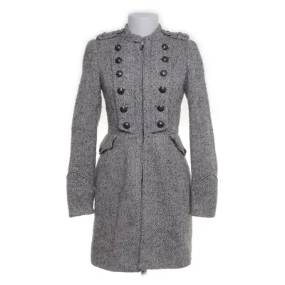 Coat (Gray, White) from Zara Basic Wool, Acrylic, Polyester, Mohair