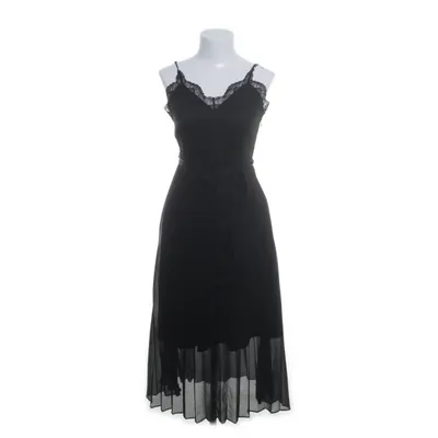 Dress (Black) from Sandro Paris Viscose, Polyester