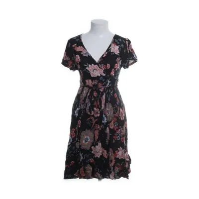 Wrap dress (Black, Multicolored) from Patrons of Peace Viscose
