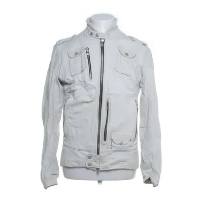 Leren jack (Wit) van Diesel Katoen, Leer