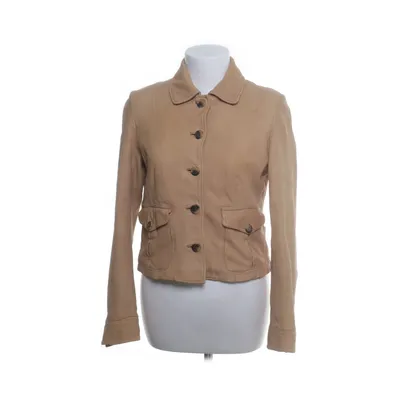 Läderjacka (Beige) från Karen Millen Skinn, Polyester, Bomull, Viskos