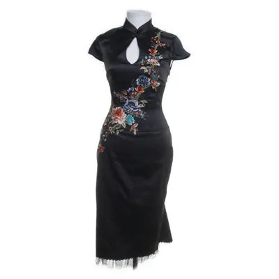 Cocktailklänning (Svart, Flerfärgad) från Karen Millen Elastan, Nylon, Polyester