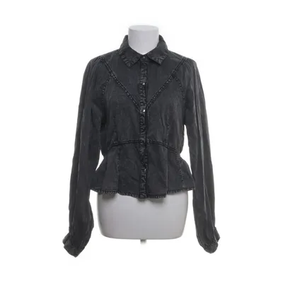 Denim blouse (Zwart, Meerkleurig) van Stay Katoen