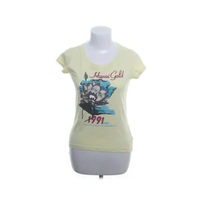 T-shirt (Geel) van QS by S.Oliver Katoen