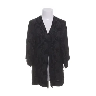 Dressing gown (Black, Gray) from Sandro Paris Acetate, Polyester, Silk