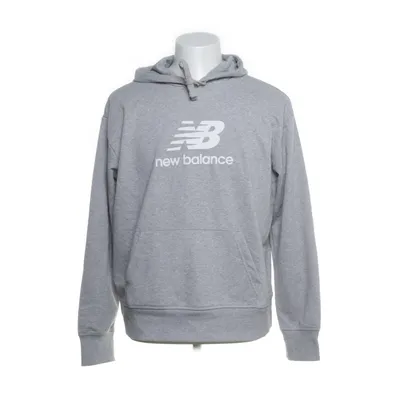 Huvtröja (Grå) från New Balance Bomull, Elastan, Polyester, Polyuretan