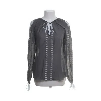 Blus (Grå, Vit) från Saint Tropez Bomull, Silke