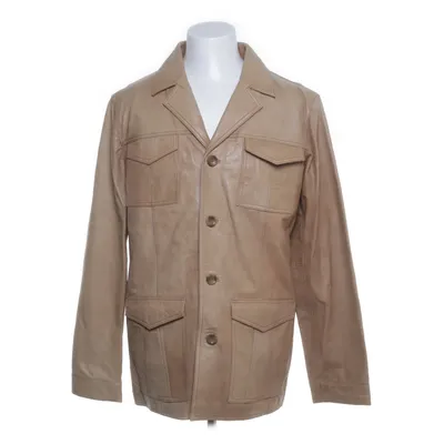 Läderkavaj (Beige) från Batistini Skinn, Bomull, Polyester