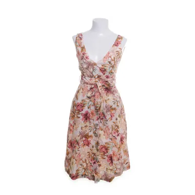 Kjole (Beige, Flerfarvet) fra Mango Casual Linned, Bomuld, Viscose