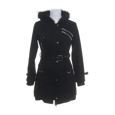 Winter coat (Black) from Gothicana by EMP Cotton, Polyester