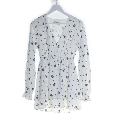 Jurk (Wit, Blauw) van Donna Romina x NA-KD Polyester