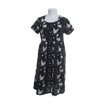 Jurk (Zwart, Wit) van Disturbia Polyester