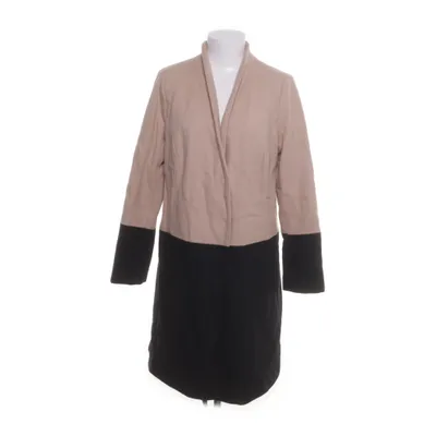 Coat (Beige, Black) from Laura Clement Wool, Polyester