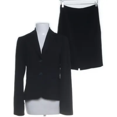 Skirt suit (Black) from Kello Polyester, Acetate