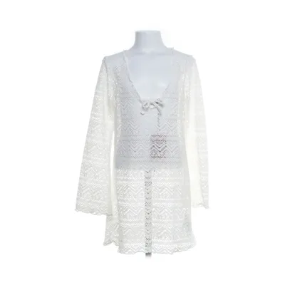 Kjole (Hvid) fra H&M Polyester, Elastan