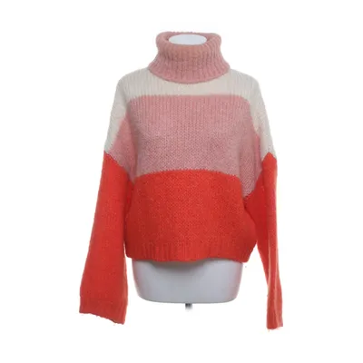 Pul à col roulé (Rose, Multicolore) de Dilvin Knit Acrylique, Mohair, Polyester, Laine