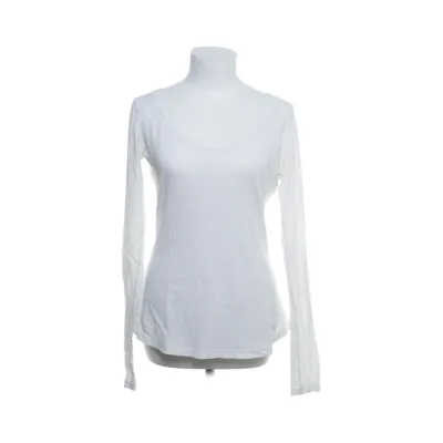 Long sleeve T-shirt (White) from Abercrombie & Fitch Cotton, Polyester