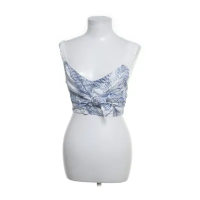 Crop top (Wit, Blauw) van Surf Gypsy