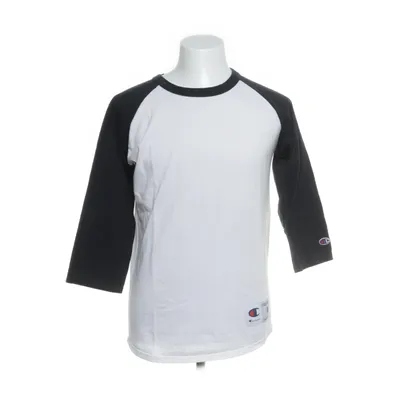 Långärmad t-shirt (Vit, Svart) från Champion Bomull