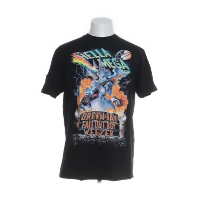 T-shirt (Zwart, Meerkleurig) van Gildan Softstyle Katoen