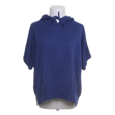 Short sleeve hoodie (Blue) from Laura Torelli Collection Cotton, Acrylic
