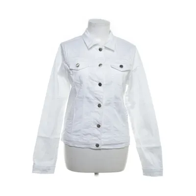 Denim jacket (White) from Flash Woman Cotton, Elastane