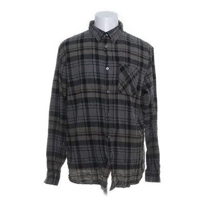 Buttondown-skjorta (Grå, Svart) från Legend Bomull