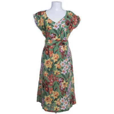 Dress (Green, Multicolored) from King Louie Cotton, Elastane