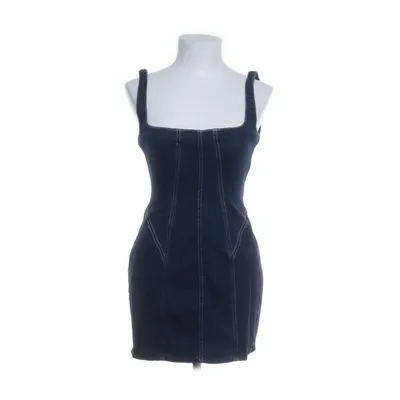 Denim jurk (Blauw) van Zara Katoen, Elastaan, Modal, Polyester