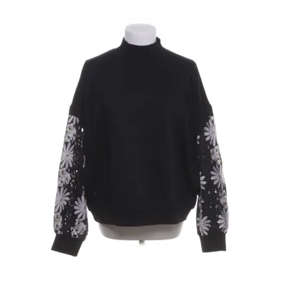 Sweatshirt (Black, Multicolored) from Lost Ink Polyester, Cotton