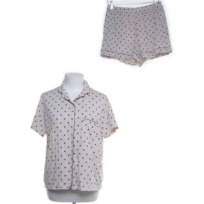 Pyjamas (Beige, Svart) från Uniqlo Bomull, Återvunnen polyester