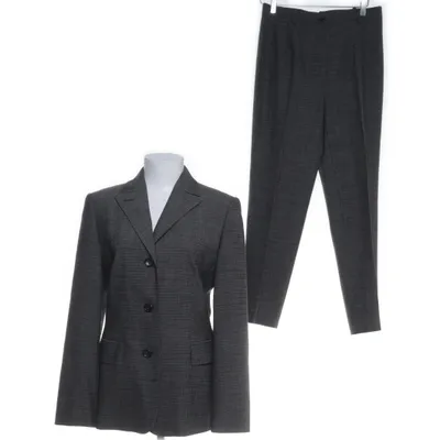 Kostym (Grå, Svart) från Windsor Elastan, Ull