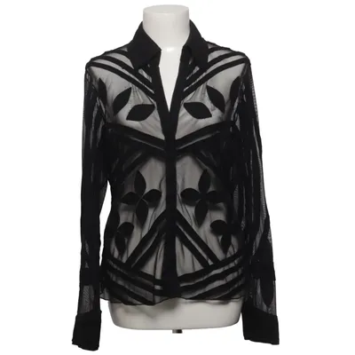 Blouse (Black) from Per Una Polyester, Viscose, Wool