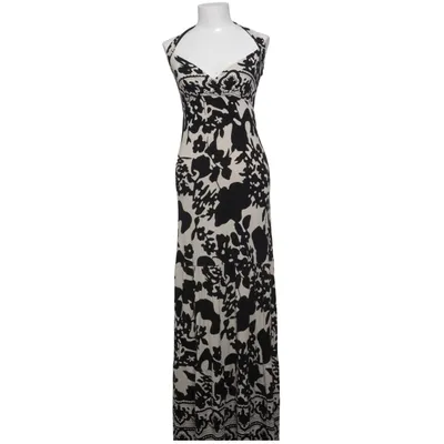 Halternek jurk (Zwart, Wit, Meerkleurig) van Talking French Elastaan, Viscose
