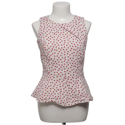 Top (White, Red) from Orsay Cotton, Elastane