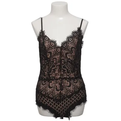 Body (Sort, Beige) fra Vera & Lucy Elastan, Polyamid, Polyester