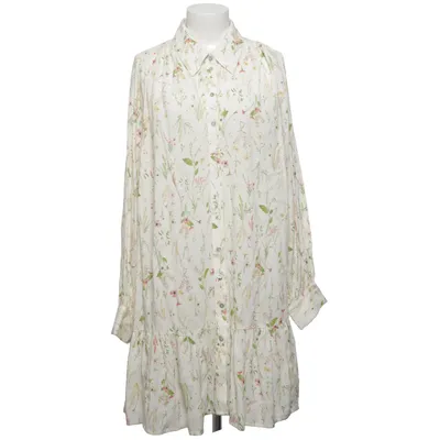 Shirt dress (White, Multicolored) from H&M Viscose