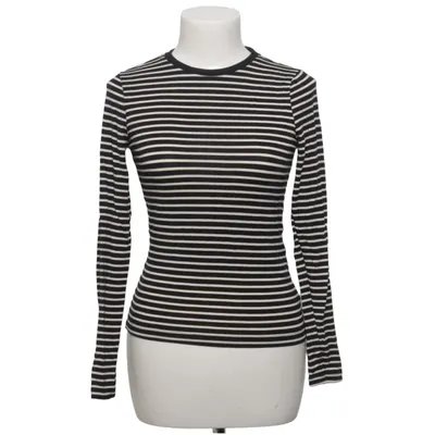 Långärmad t-shirt (Svart, Vit) från Aware by Vero Moda Elastan, Tencel