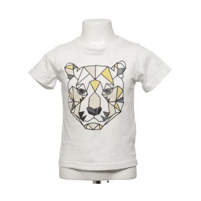 T-shirt (White, Multicolored) from Lindex Kids Cotton