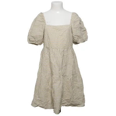 Klänning (Beige, Vit) från YAS Bomull