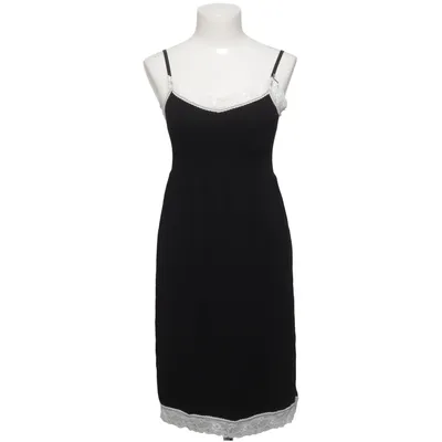 Negligé (Zwart, Wit) van Isabella Elastaan, Polyamide, Viscose
