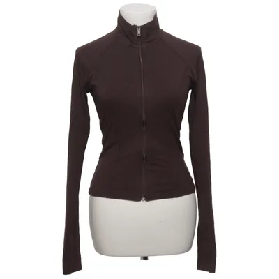 Trainingsjack (Bruin) van Gina Tricot Katoen, Elastaan, Modal