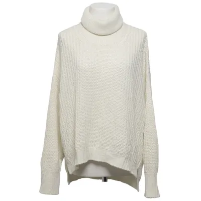 Rollkragenpullover (Weiß) von ADPT Acryl