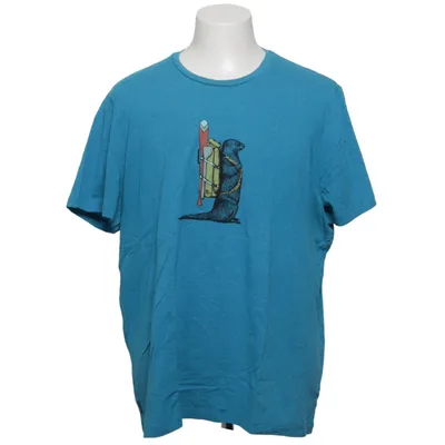 T-shirt (Blue) from Icebreaker Cotton, Wool