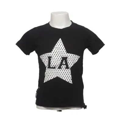 T-shirt (Sort, Hvid) fra Red & Blue Bomuld